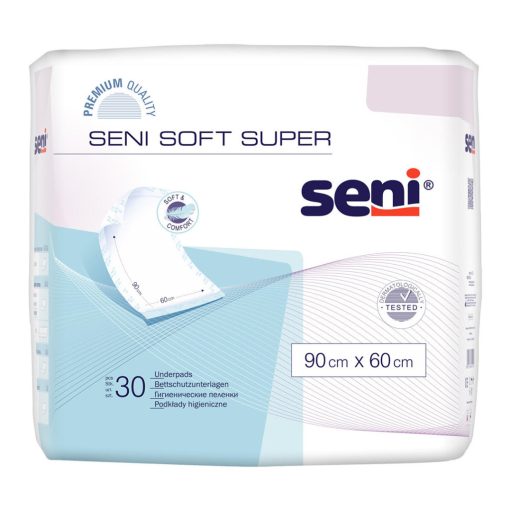 SENI SOFT SUPER EGYSZERHASZNÁLATOS ALÁTÉT 60 X 90 CM/2000ml 30darabos csomag - Felfekvés Terápia
