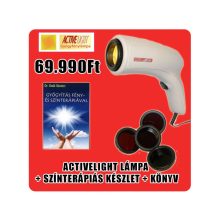 ActiveLight gyógylámpa - Polarizált Gyógyfénylámpa + Színterápiás készlet + Könyv - Prevenciós és gyógyászati eszköz