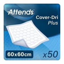 Egyszer használatos betegalátét ATTENDS Cover-Dri 60x60 cm/731ml 50darabos csomag - Felfekvés Terápia
