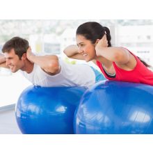 Gimnasztikai labda Durranásmentes QMED FIZIO-BALL 55 cm - Tatásjavító, Üléshez, Rehabilitációhoz