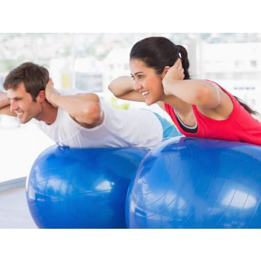 Gimnasztikai labda Durranásmentes QMED FIZIO-BALL 55 cm - Tatásjavító, Üléshez, Rehabilitációhoz