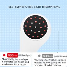 Portable Home Laser 760mW - kézi lágylézer készülék állvánnyal - Gyógyító safe laser smart laser lézer otthoni használatra