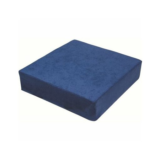  VISKO Memóriahab Ülőpárna  45x40x8 cm PU Levehető kék huzattal - Felfekvés Terápia