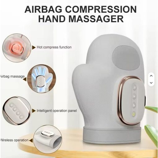 SmartHand Warm Airbag Compress Hand Massager - Kompressziós regeneráló kézmasszírozó Melegítő funkcióval