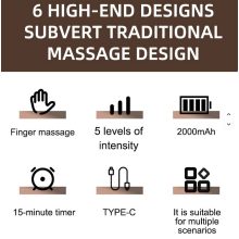 SmartHand Warm Airbag Compress Hand Massager - Kompressziós regeneráló kézmasszírozó Melegítő funkcióval