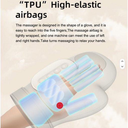 SmartHand Warm Airbag Compress Hand Massager - Kompressziós regeneráló kézmasszírozó Melegítő funkcióval