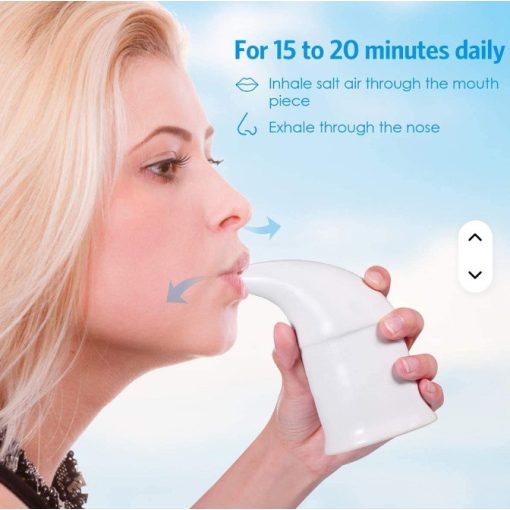 Himalaya Salt - Himalája Kerámia Sópipa inhalációs készülék - Sóterápia Haloterapia